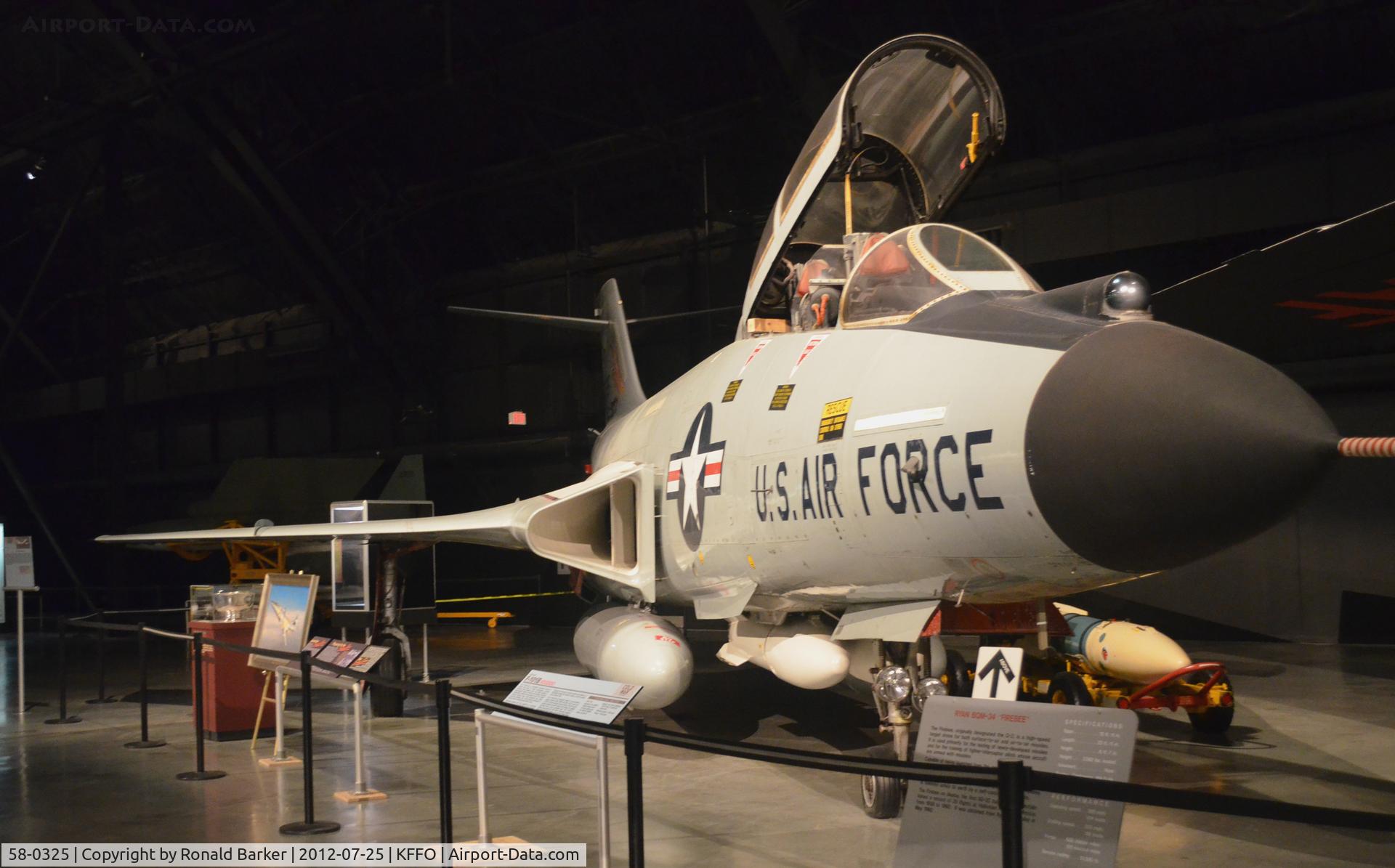 58-0325, 1958 McDonnell F-101B-110-MC Voodoo C/N 697, AF Museum