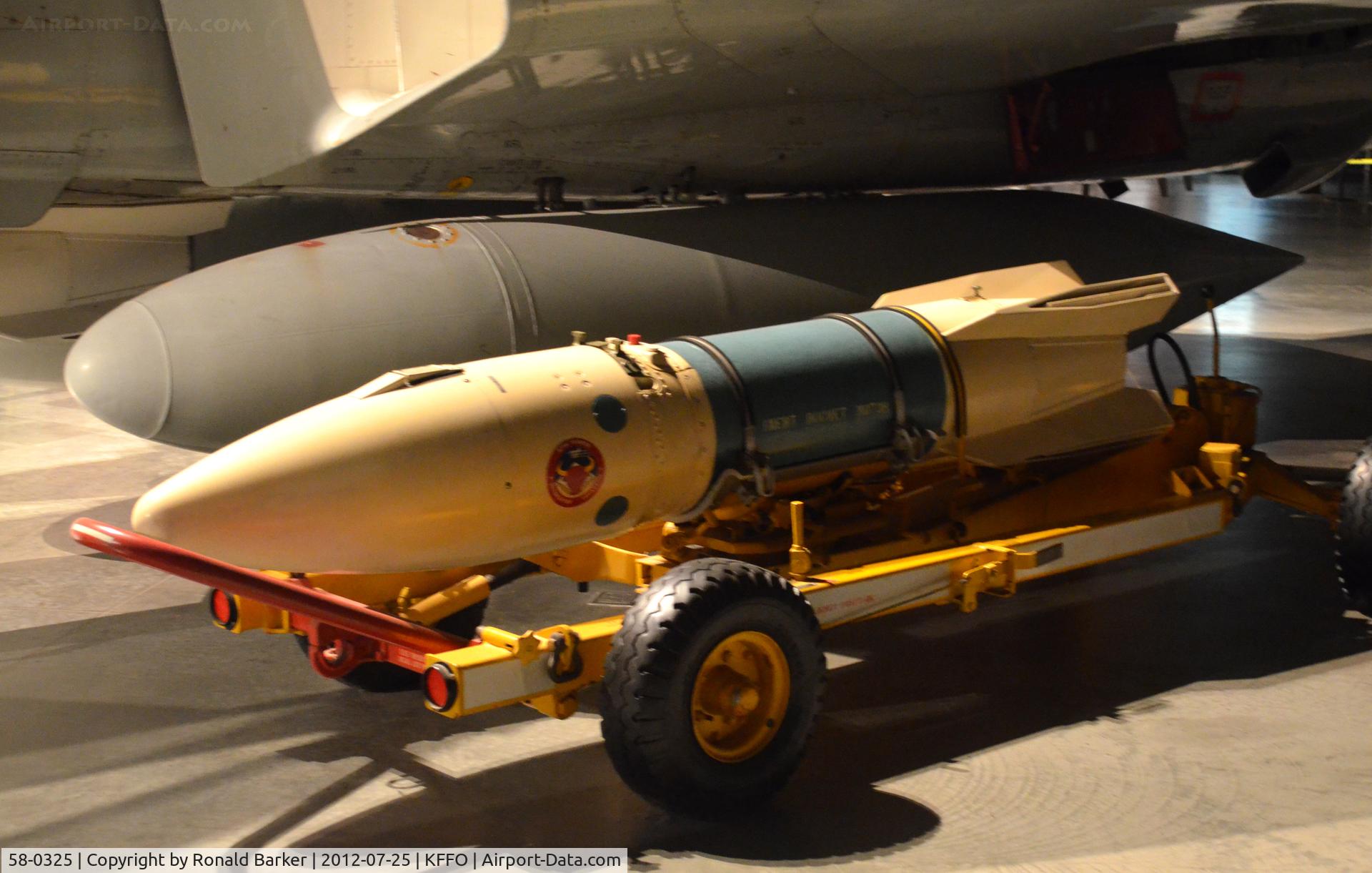 58-0325, 1958 McDonnell F-101B-110-MC Voodoo C/N 697, AF Museum  AIR-2A Genie