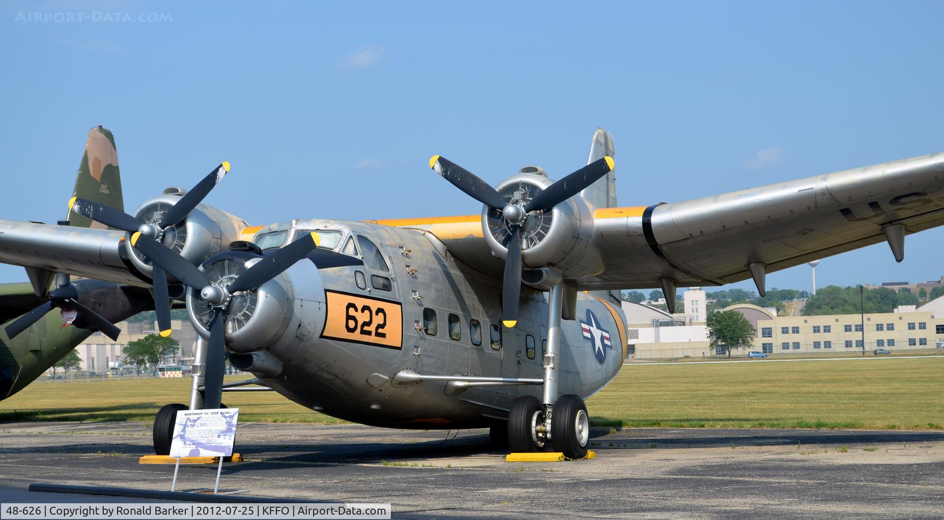 48-626, 1948 Northrop YC-125B Raider C/N 2510, AF Museum