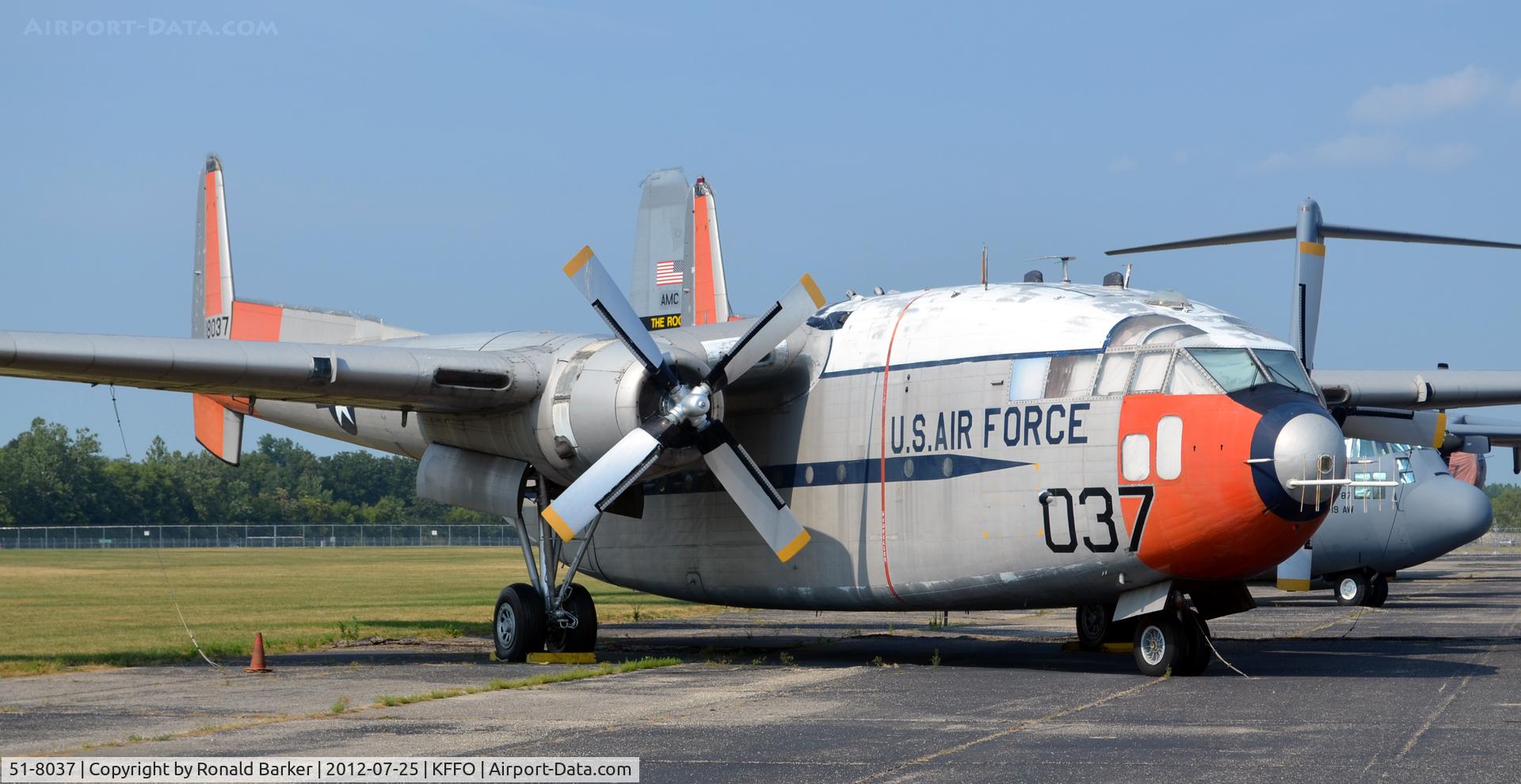 51-8037, 1951 Fairchild C-119J-FA Flying Boxcar C/N 10915, AF Museum