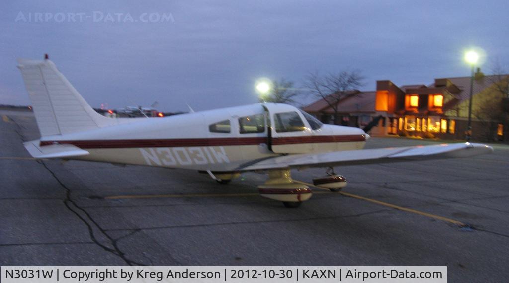 N3031W, 1979 Piper PA-28-161 C/N 28-7916348, Piper PA-28-161 Warrior on the line.