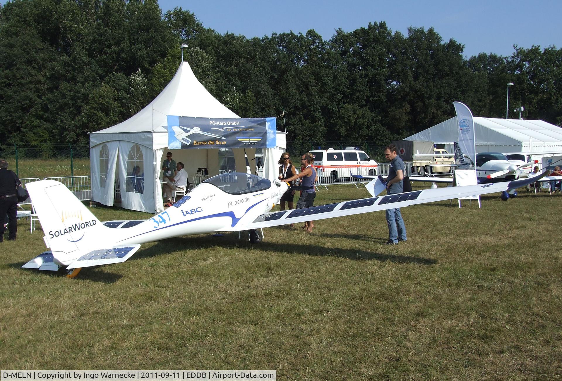 D-MELN, PC-Aero Elektra One C/N 01, PC-Aero Elektra One with electric motor at the ILA 2012, Berlin