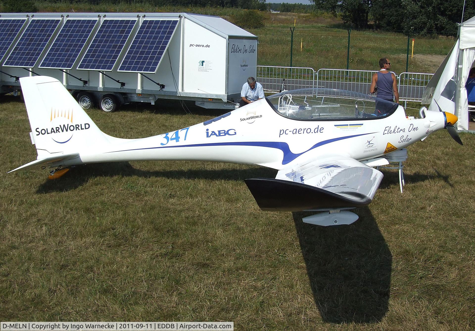 D-MELN, PC-Aero Elektra One C/N 01, PC-Aero Elektra One with electric motor at the ILA 2012, Berlin