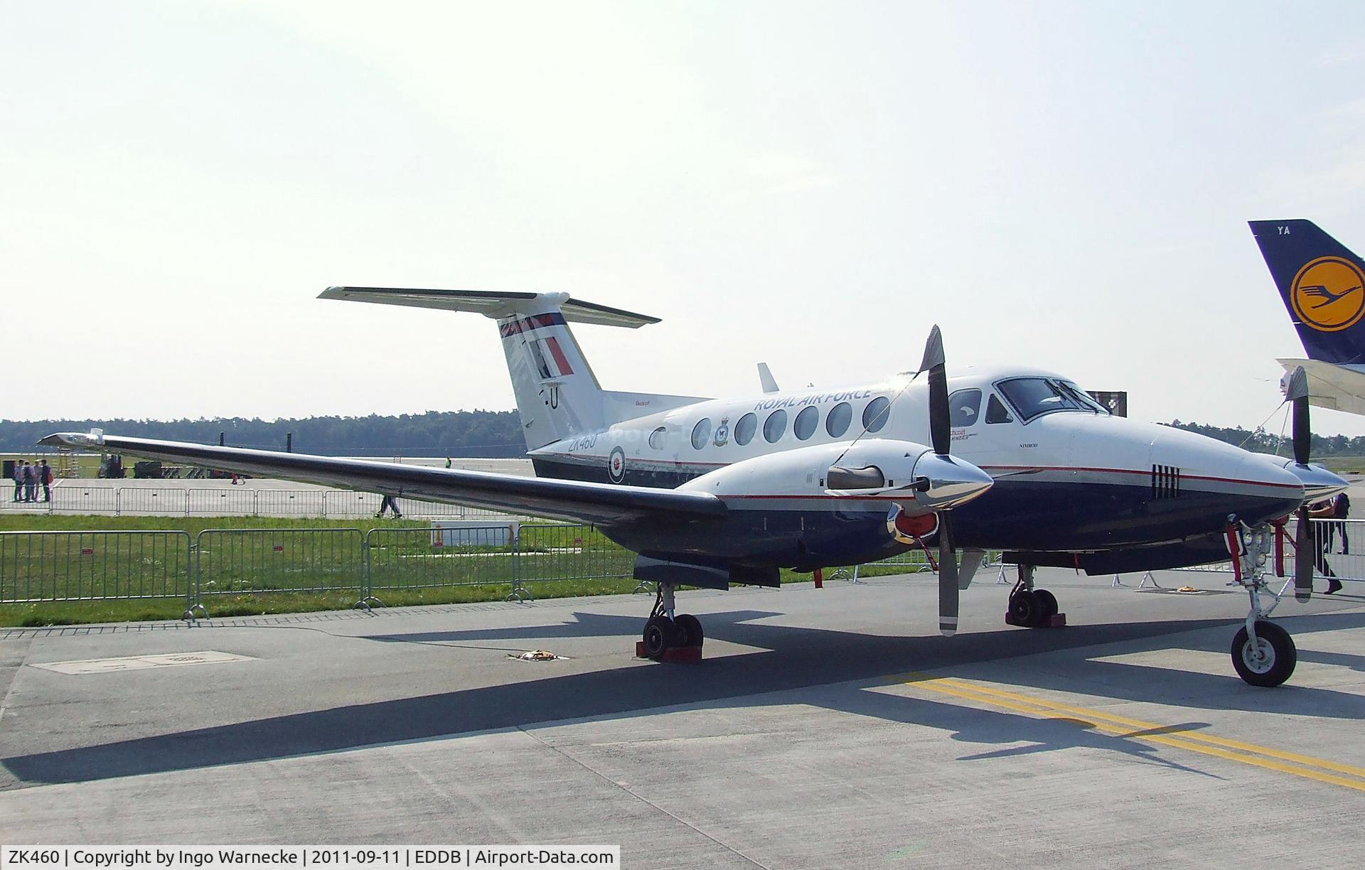 ZK460, 2009 Hawker Beechcraft B200GT Super King Air C/N BY-90, Beechcraft Super King Air 200GT of the RAF at the ILA 2012, Berlin