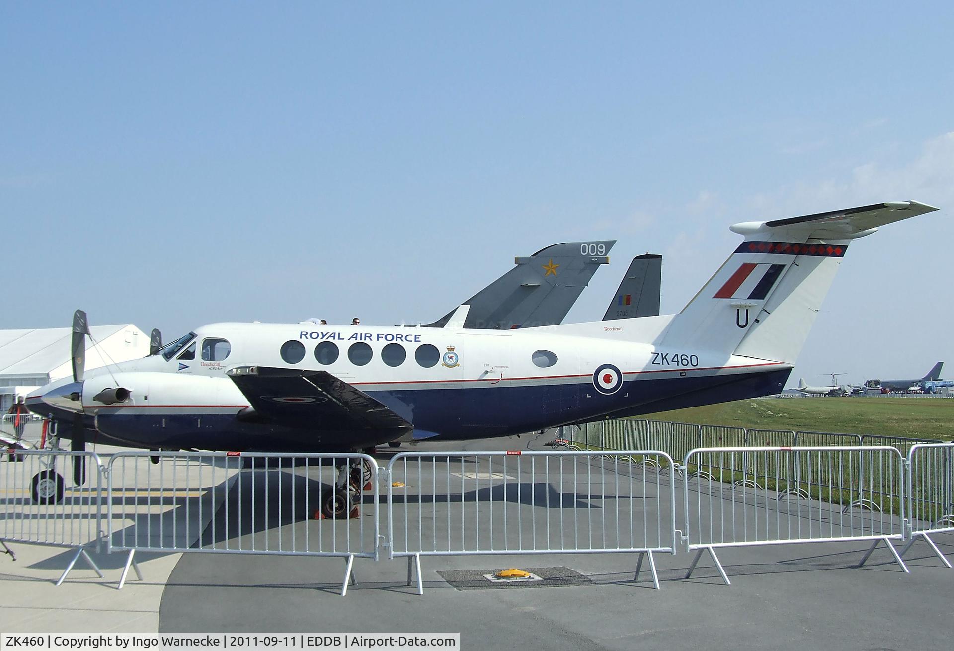 ZK460, 2009 Hawker Beechcraft B200GT Super King Air C/N BY-90, Beechcraft Super King Air 200GT of the RAF at the ILA 2012, Berlin