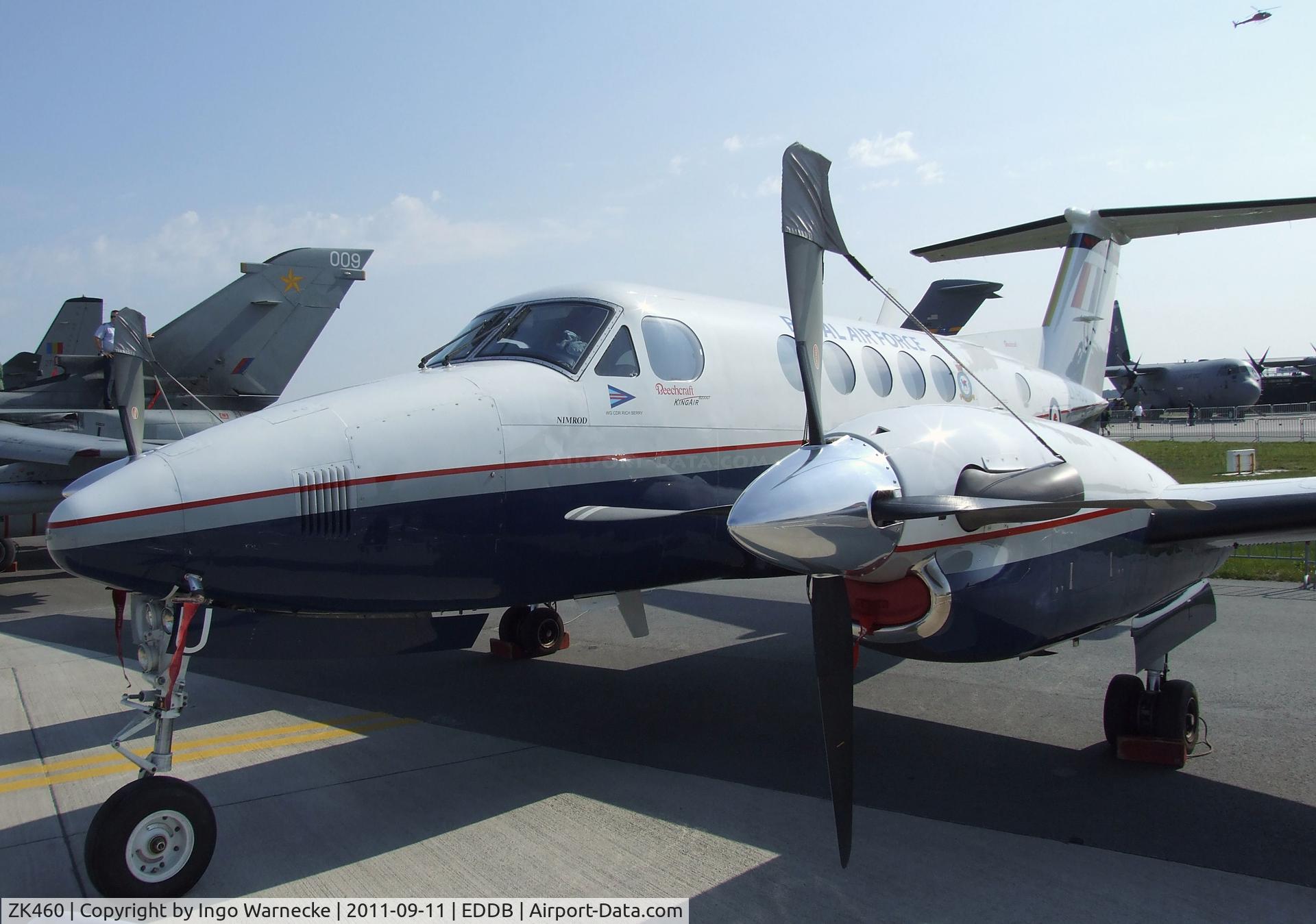 ZK460, 2009 Hawker Beechcraft B200GT Super King Air C/N BY-90, Beechcraft Super King Air 200GT of the RAF at the ILA 2012, Berlin