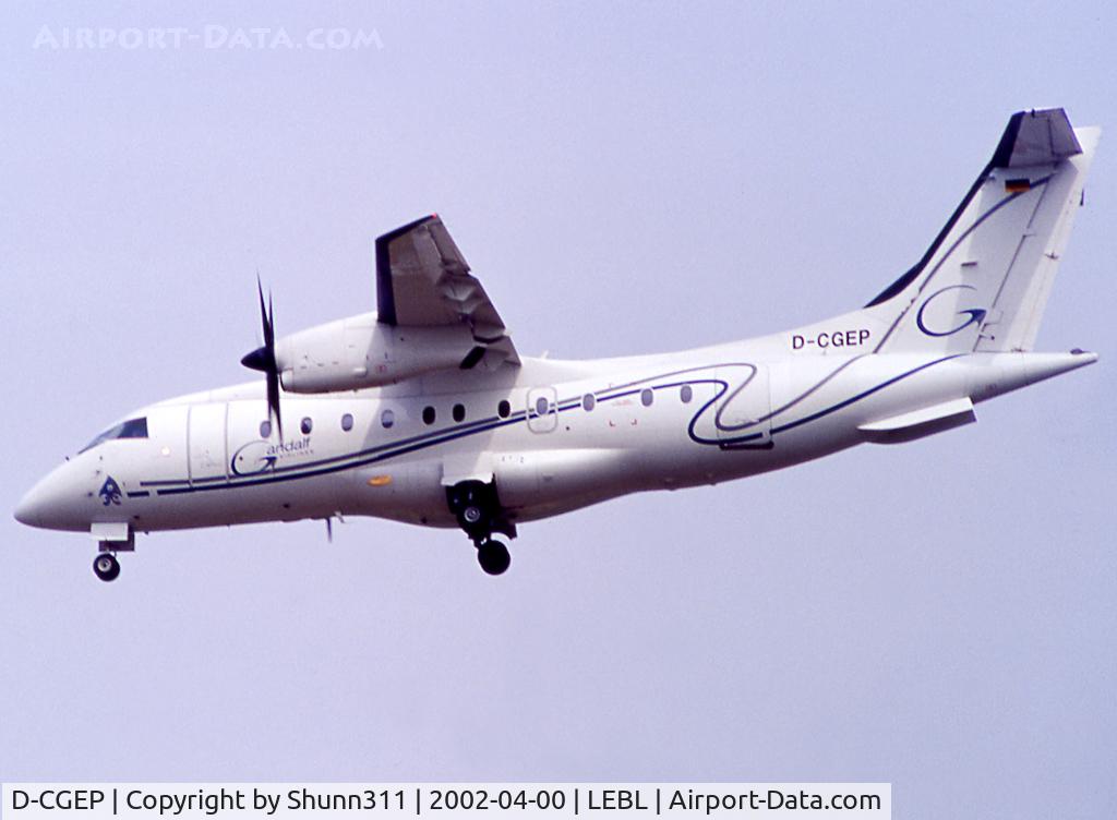 D-CGEP, 1998 Dornier 328-100 C/N 3089, Landing rwy 25