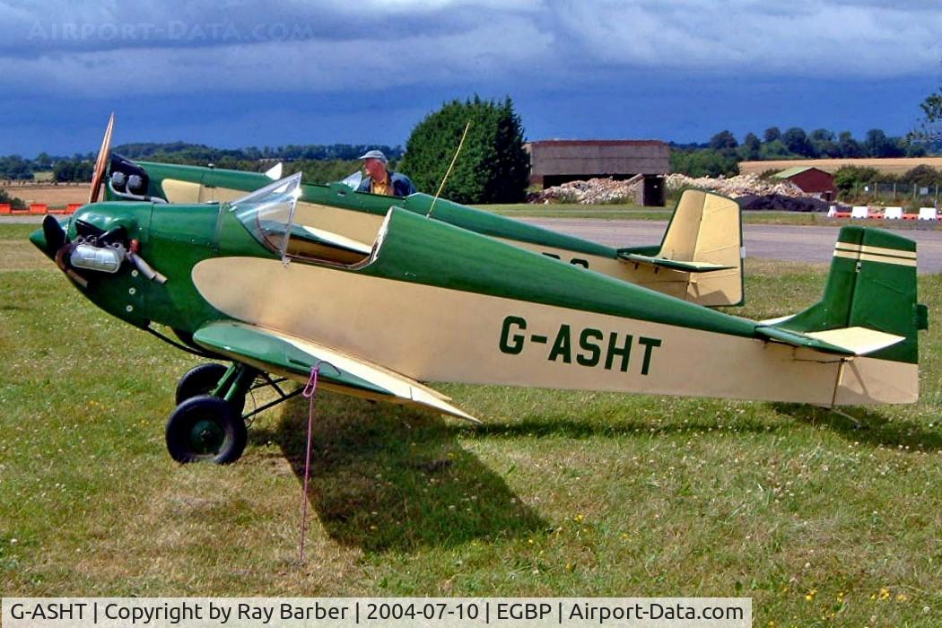 G-ASHT, 1963 Rollason Druine D.31 Turbulent C/N PFA 1610, Rollason D.31 Turbulent [PFA 1610] Kemble~G 10/07/2004