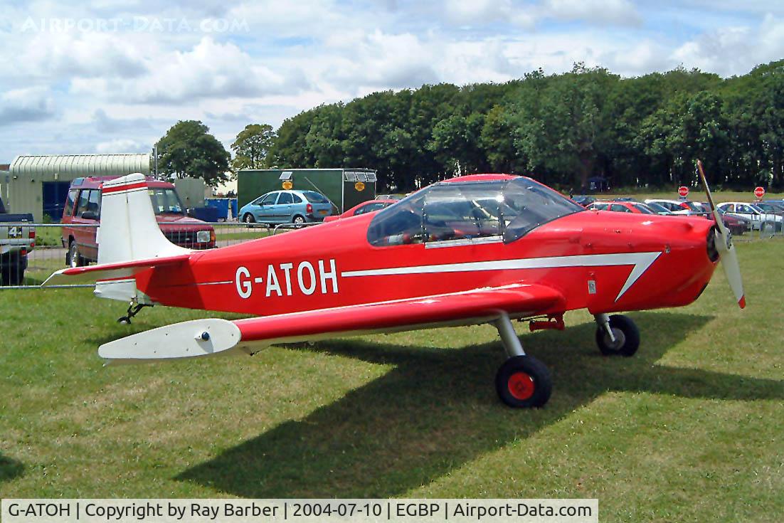 G-ATOH, 1966 Rollason Druine D-62B Condor C/N RAE/612, Rollason Condor D.62B [RAE612] Kemble~G 10/07/2004