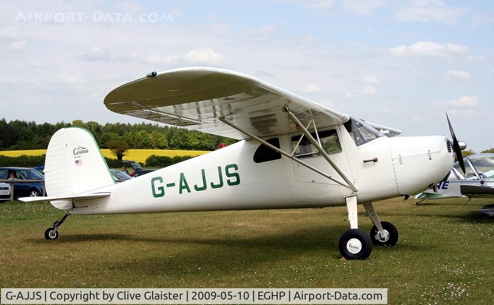 G-AJJS, 1947 Cessna 120 C/N 13047, Ex: NC2786N > YV-T-CTA > VP-TBO > VP-GBO > G-AJJS - Originally in private hands January 1987 and currently owned to and a trustee of, Robhurst Flying Group since December 1995.