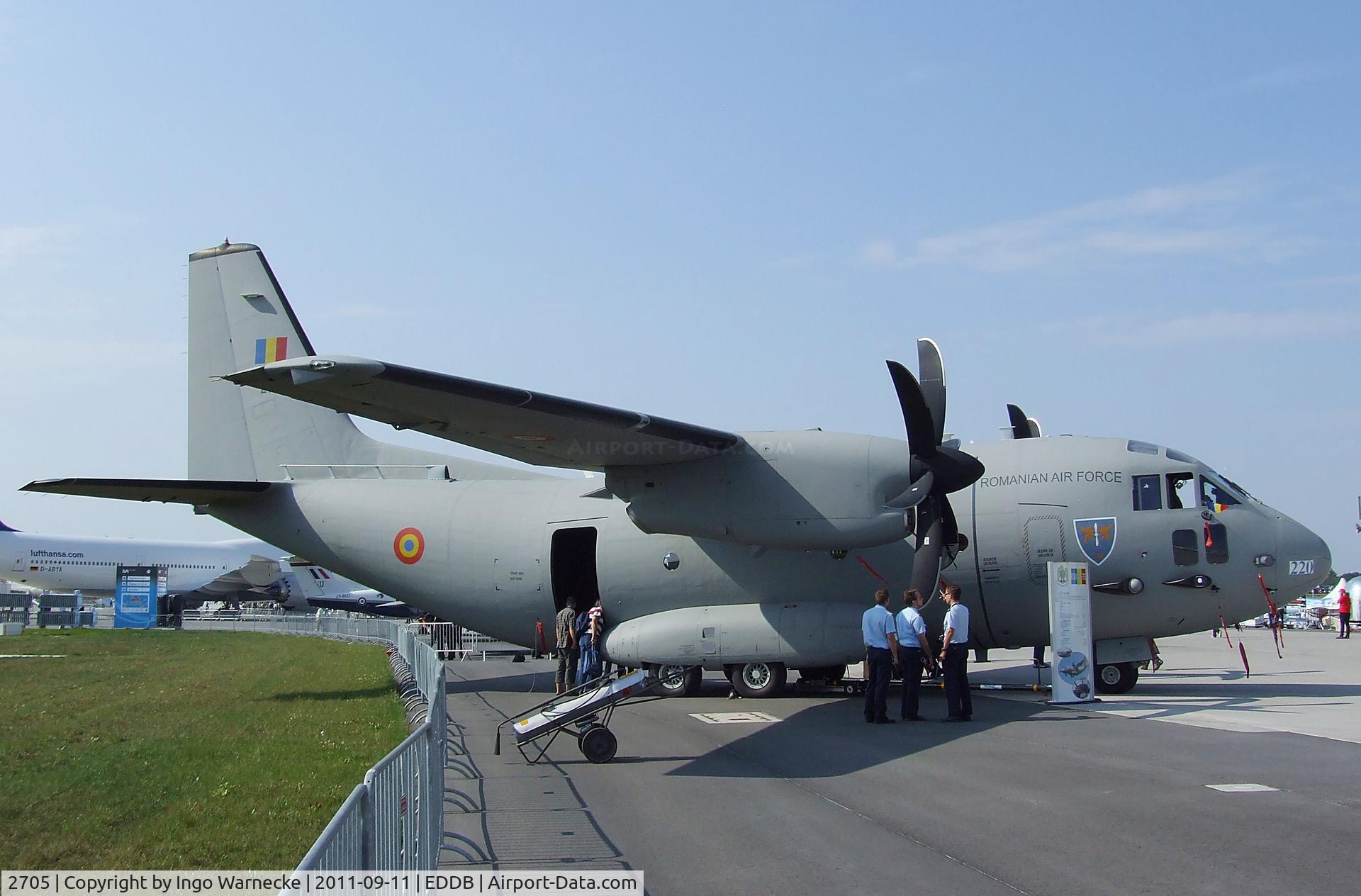 2705, Alenia C-27J Spartan C/N 4167, Alenia C-27J Spartan of the Romanian Air Force at the ILA 2012, Berlin