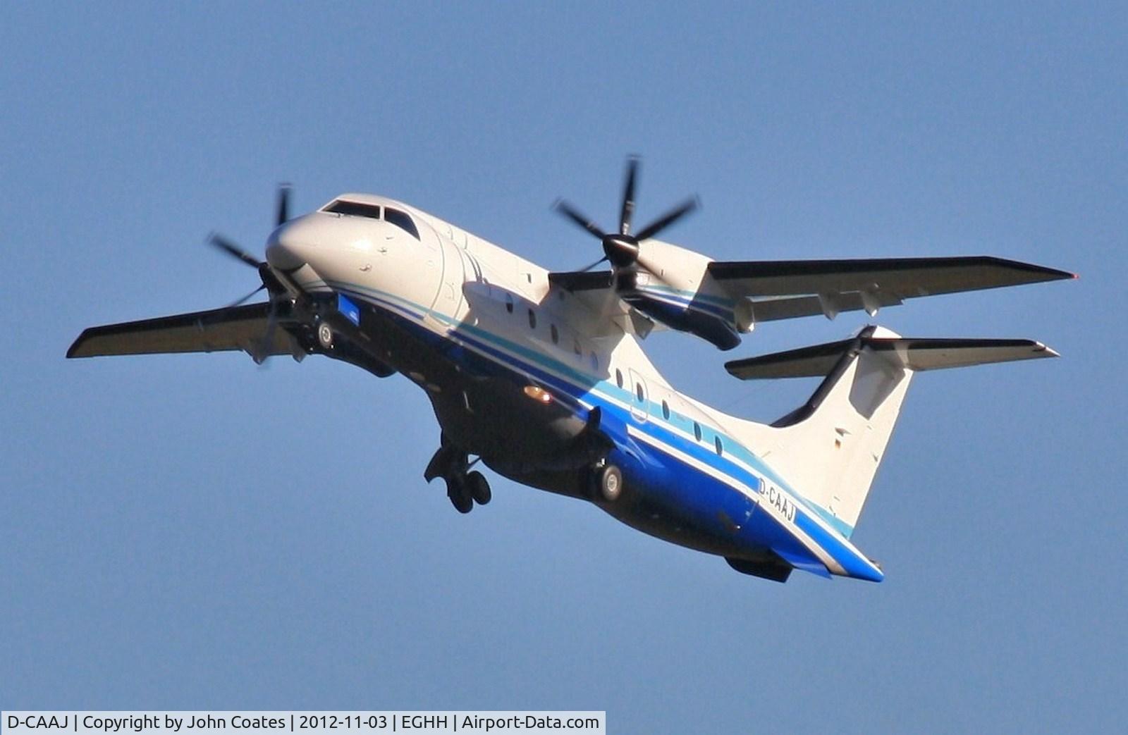 D-CAAJ, 1995 Dornier 328-100 C/N 3060, ex OO-ELI - Departs on test flight for Sierra Nevada Corporation