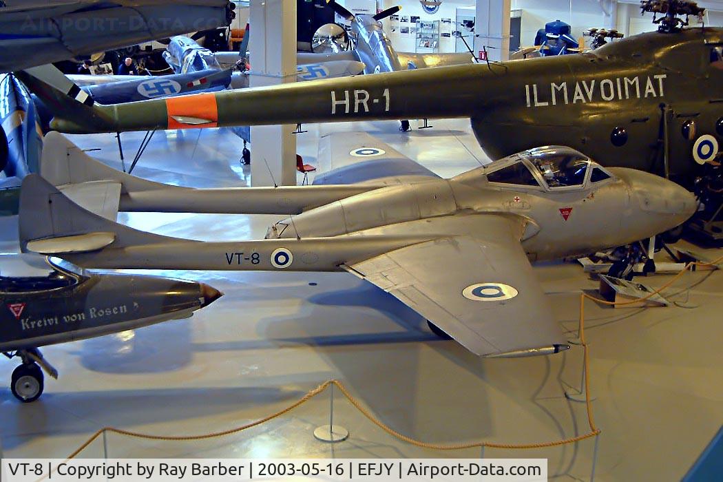 VT-8, De Havilland DH-115 Vampire T.55 C/N 15719, DH.115 Vampire T.55 [15719] Jyvaskyla-Tikkakoski~OH 16/05/2003