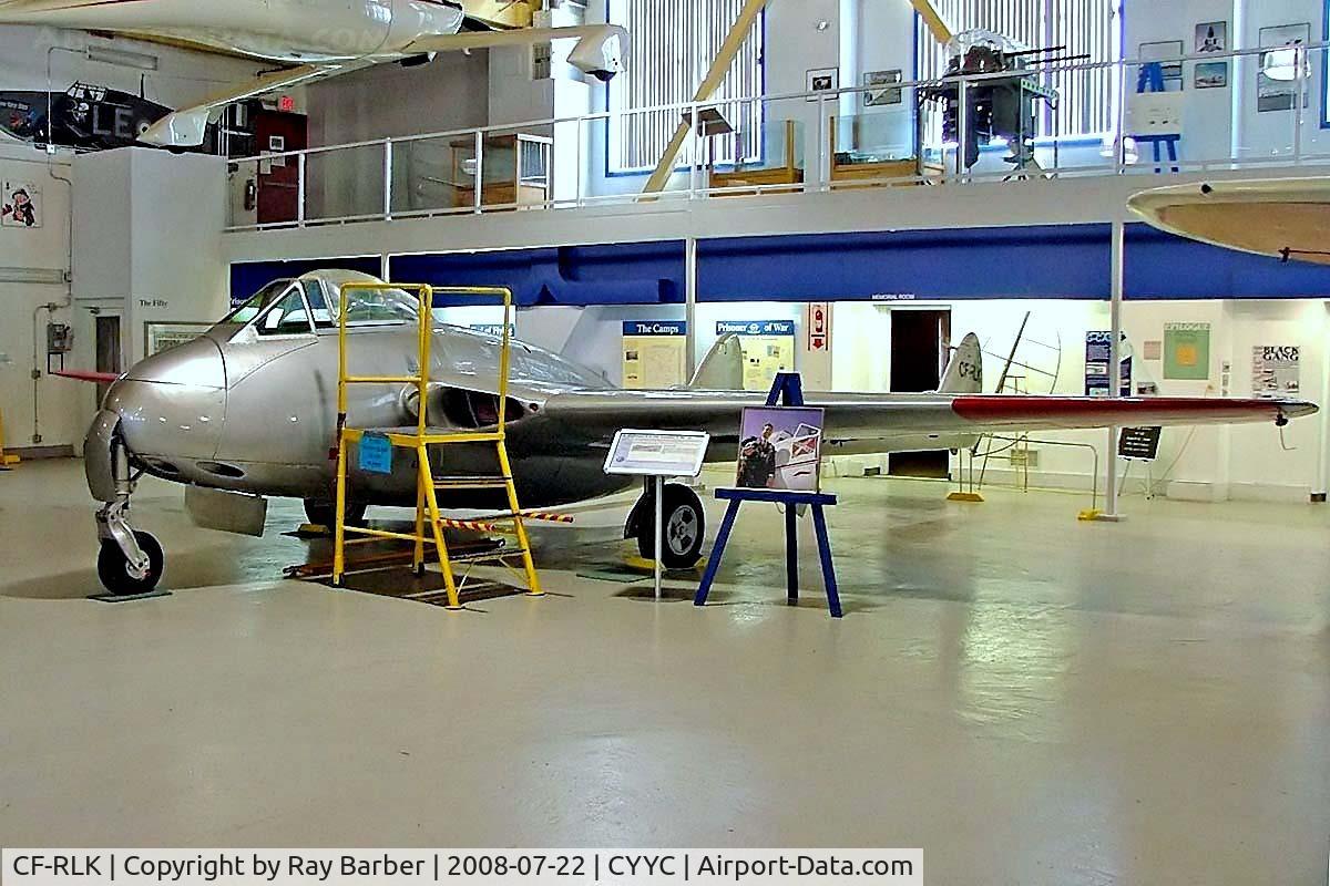 CF-RLK, De Havilland DH-100 Vampire F.3 C/N EEP42387, DH.100 Vampire F.3 [EEP42387] Calgary~C 22/07/2008
