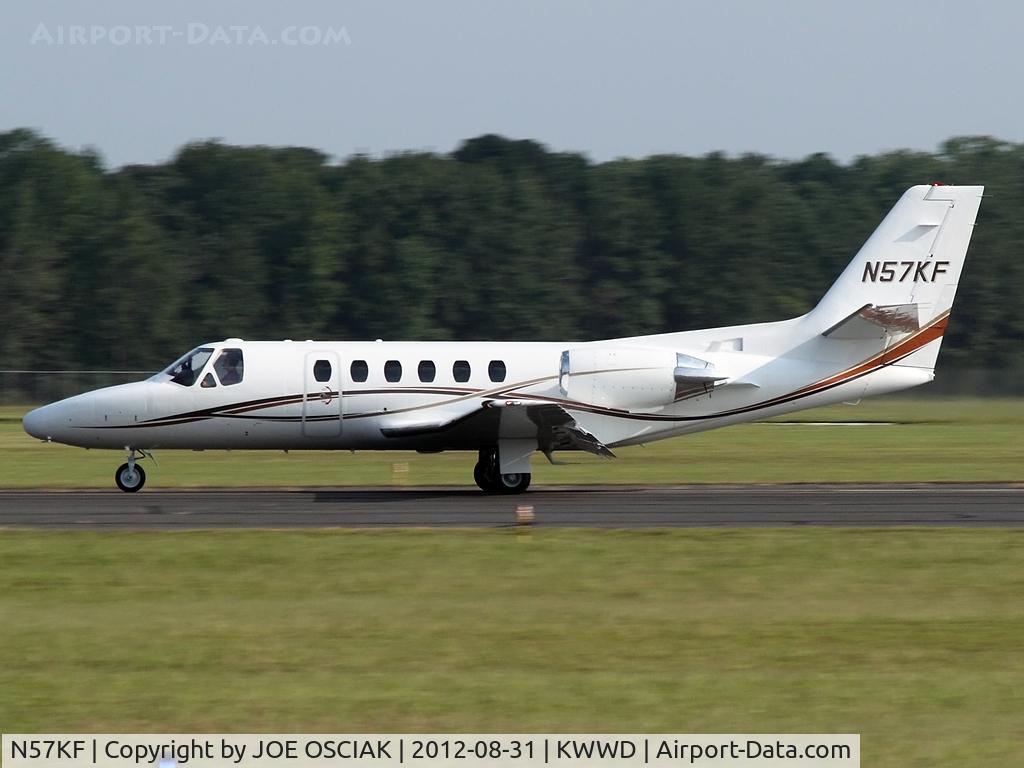 N57KF, 1986 Cessna S550 Citation IIS C/N S550-0111, Leaving Cape May