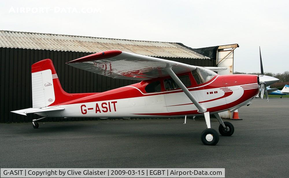 G-ASIT, 1956 Cessna 180 C/N 32567, Ex: N7670A > G-ASIT - Originally owned to, Shackleton Aviation Ltd in May 1963 and currently in private hands since April 2004.