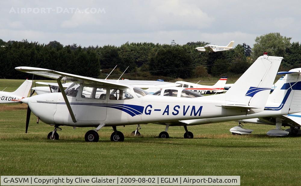 G-ASVM, 1964 Reims Cessna F172E Skyhawk C/N 0077, Originally owned to, Westair Flying Services Ltd in August 1964 and currently in private hands since August 2008.