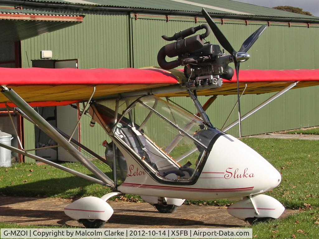 G-MZOI, 1999 Letov LK-2M Sluka C/N PFA 263-13238, Letov LK-2M Sluka. Fishburn Airfield UK, October 2012.
