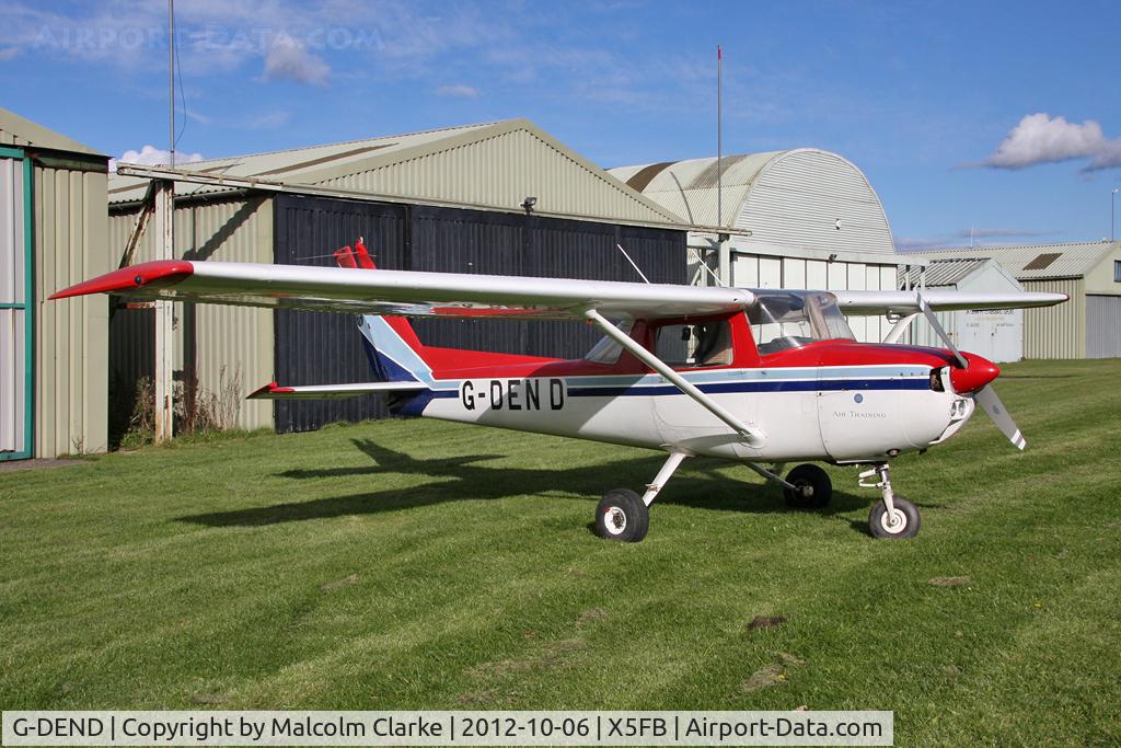 G-DEND, 1975 Reims Cessna F150M C/N 1201, Reims F150M. Fishburn Airfield UK, October 2012.