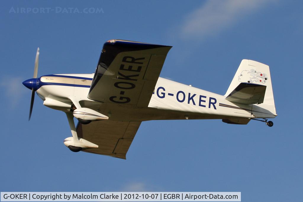 G-OKER, 2004 Vans RV-7 C/N PFA 323-14233, Vans RV-7. Hibernation Fly-In, The Real Aeroplane Company, Breighton Airfield, October 2012.
