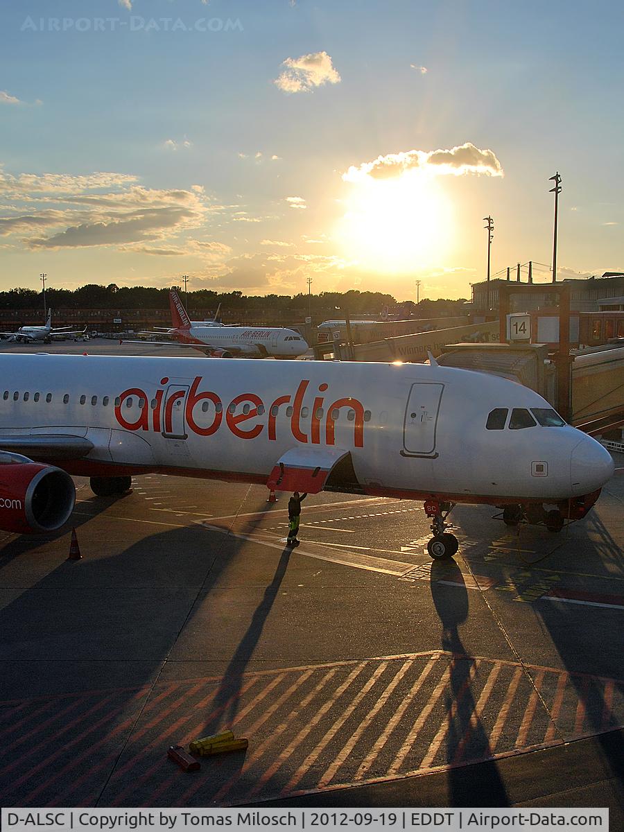 D-ALSC, 2003 Airbus A321-211 C/N 2005, Magnificent shadows at sunset ...