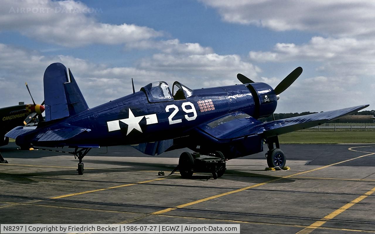 N8297, 1945 Goodyear FG-1D Corsair C/N 3111, static display