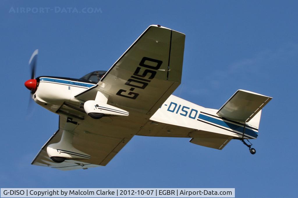 G-DISO, 1963 SAN Jodel D-150 Mascaret C/N 24, SAN Jodel D-150 Mascaret. Hibernation Fly-In, The Real Aeroplane Club, Breighton Airfield, October 2012.