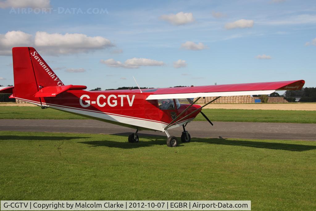 G-CGTV, 2011 ICP MXP-740 Savannah VG Jabiru(1) C/N BMAA/HB/609, Savannah VG Jabiru(1). Hibernation Fly-In, The Real Aeroplane Club, Breighton Airfield, October 2012.