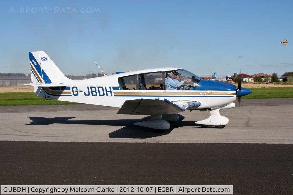 G-JBDH, 1989 Robin DR-400-180 Regent Regent C/N 1901, Robin DR-400-180 Regent. Hibernation Fly-In, The Real Aeroplane Club, Breighton Airfield, October 2012.