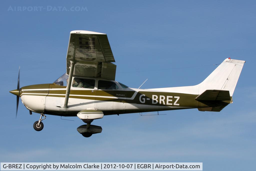 G-BREZ, 1976 Cessna 172M Skyhawk C/N 172-66742, Cessna 172M Skyhawk. Hibernation Fly-In, The Real Aeroplane Club, Breighton Airfield, October 2012.
