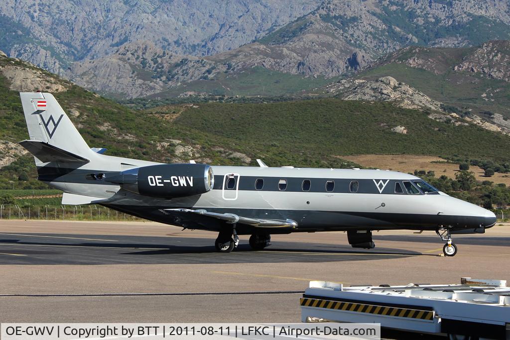 OE-GWV, 2008 Cessna 560XLS Citation Excel C/N 560-5826, Parked
