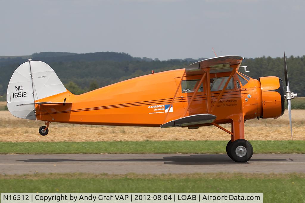N16512, 1936 Waco YKS-6 C/N 4504, Waco YKS-6