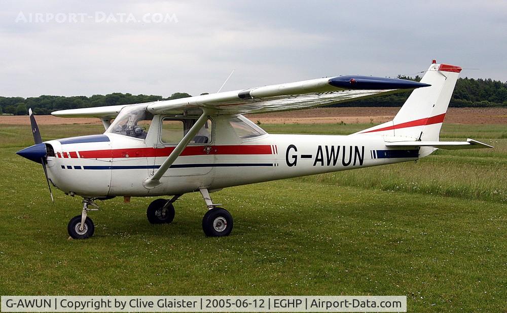 G-AWUN, 1968 Reims Cessna F150H C/N 0377, Originally owned to, Rogers Aviation Ltd in November 1968 and currently with and a trustee of, G-AWUN Group since October 2007.