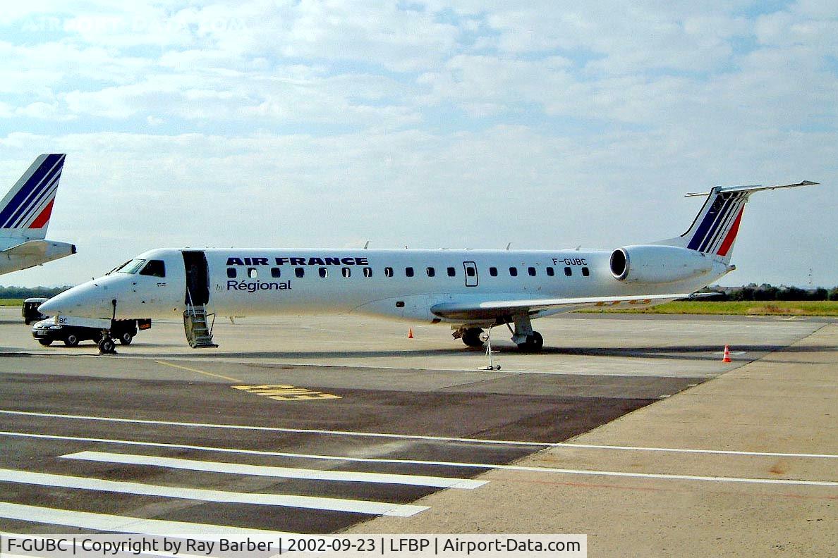 F-GUBC, 2002 Embraer ERJ-145LR (EMB-145LR) C/N 145556, Embraer EMB-145MP [145556] (Air France) Pau-Long Uzein~F 23/09/2002