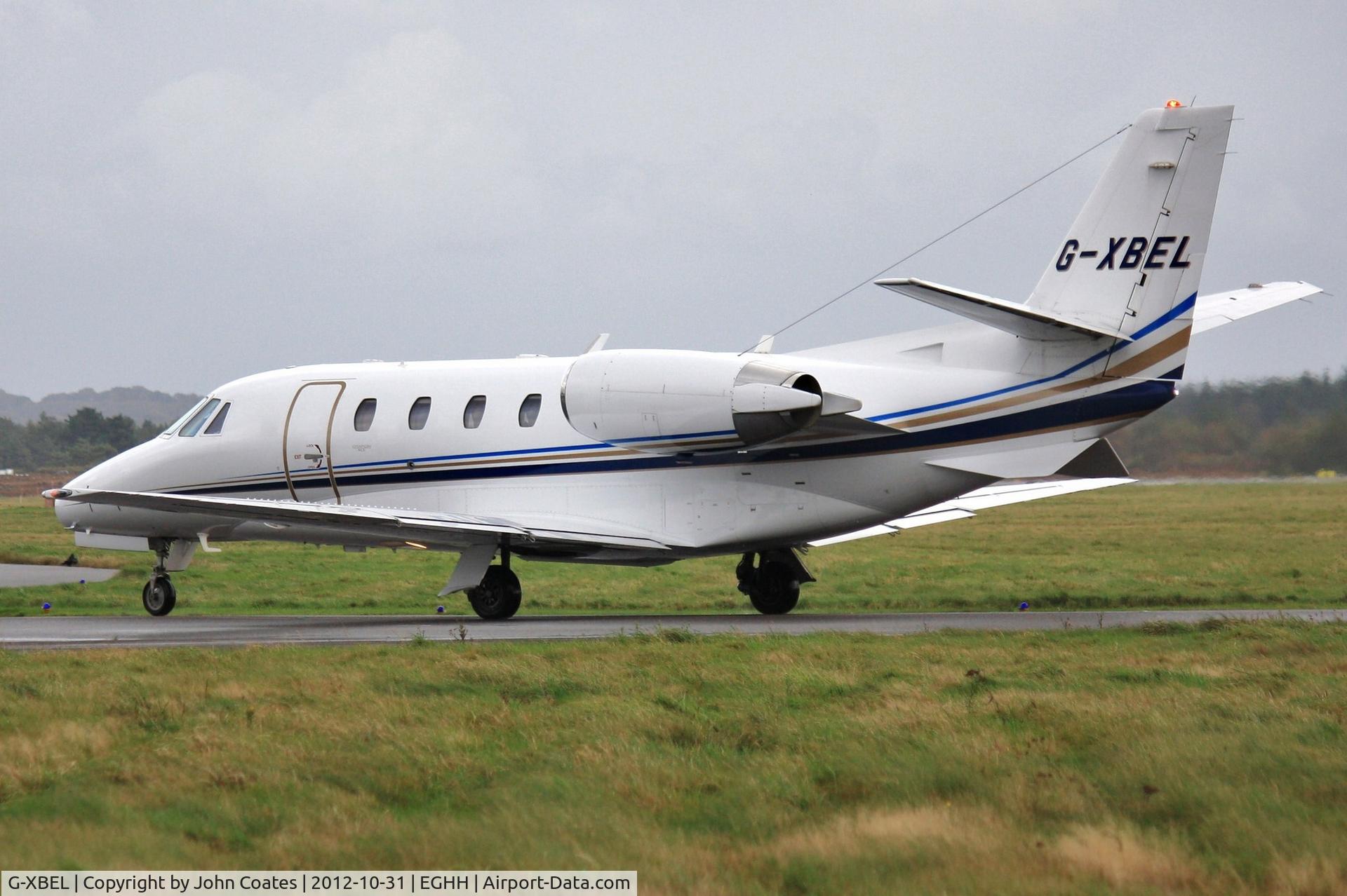 G-XBEL, 2007 Cessna 560XL Citation XLS C/N 560-5698, Regular visitor arrives to Citation Centre