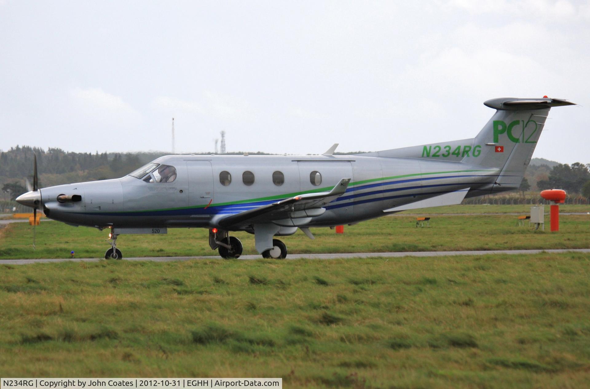 N234RG, 2003 Pilatus PC-12/45 C/N 520, Arrives to Pilatus Centre