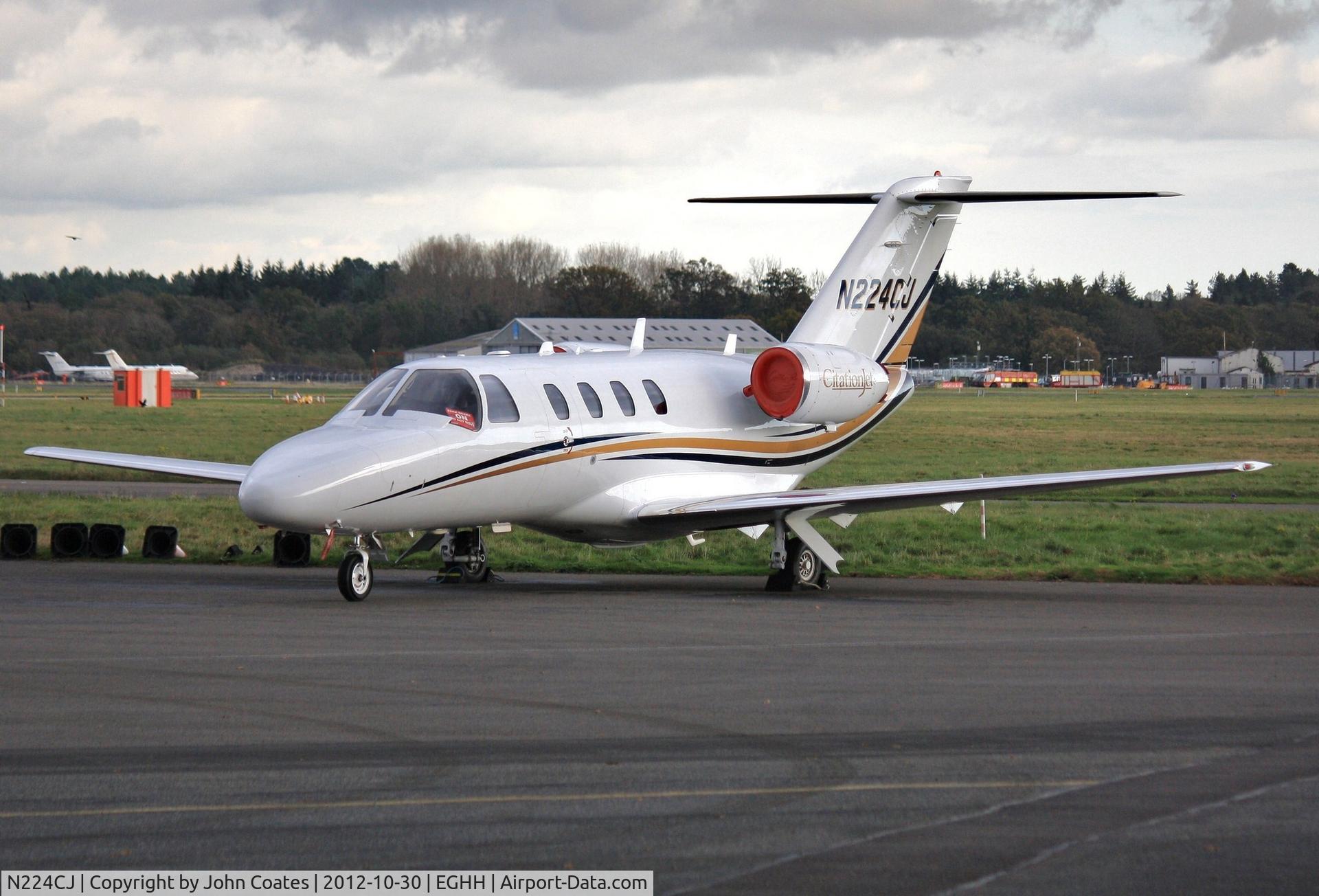 N224CJ, 1997 Cessna 525 CitationJet C/N 525-0224, Parked at Citation Centre