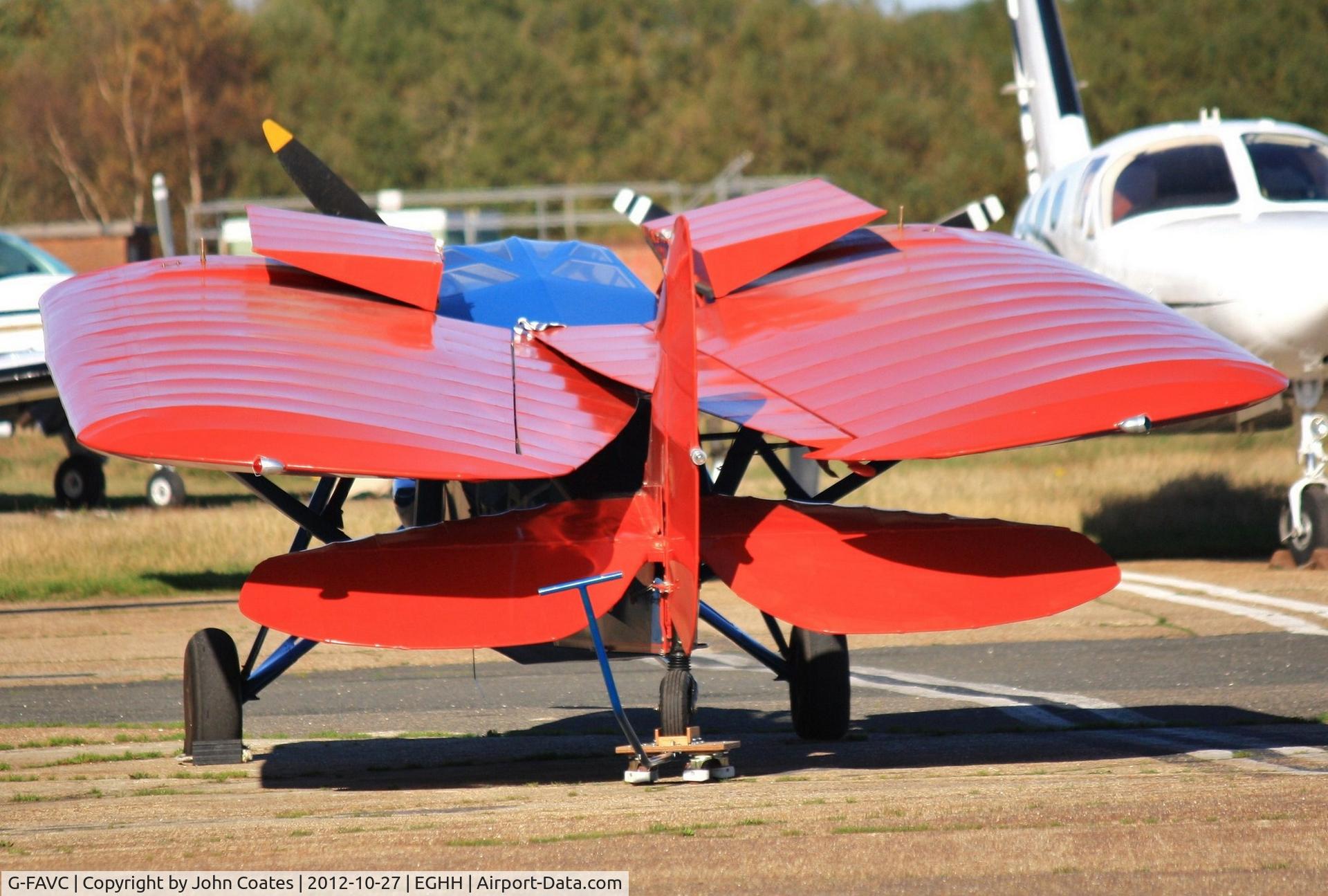 G-FAVC, 1935 De Havilland DH.80A Puss Moth C/N 225, Folded up and ready for bed.