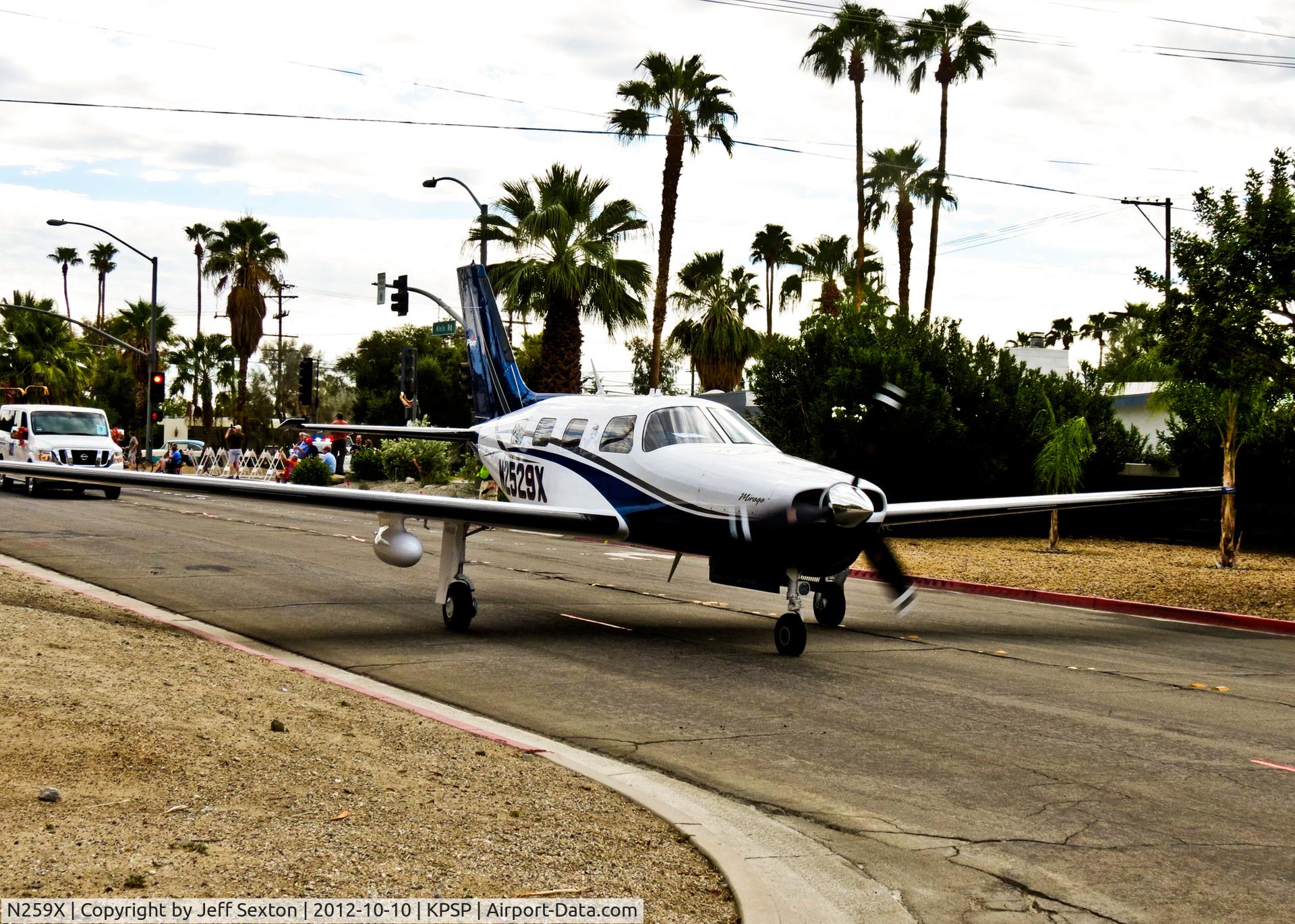N259X, Aero Commander 680FL Commander C/N 1356-35, The AOPA Parade 2012 at Palm Springs CA.