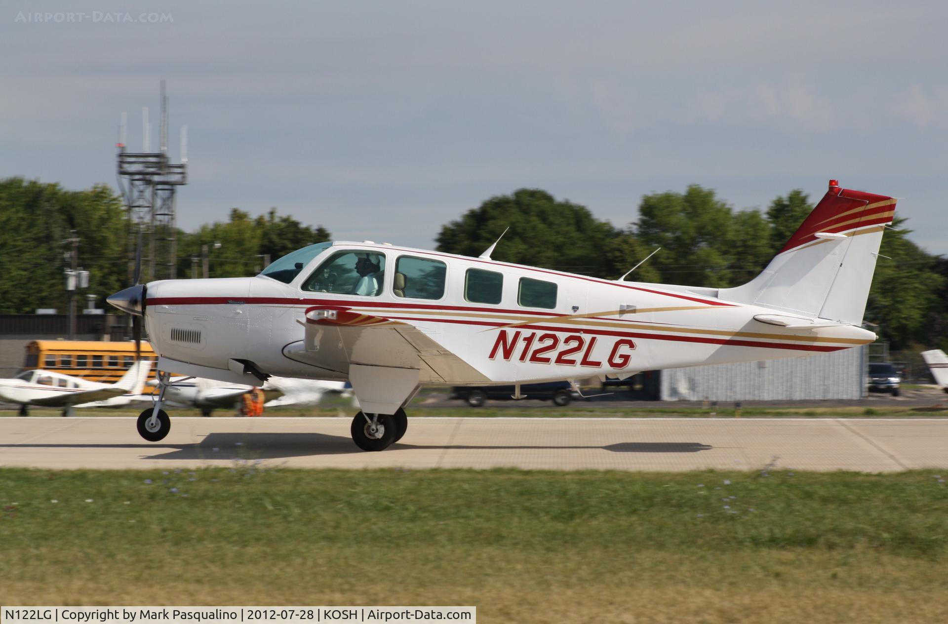 N122LG, 1988 Beech A36 Bonanza 36 C/N E-2413, Beech A36