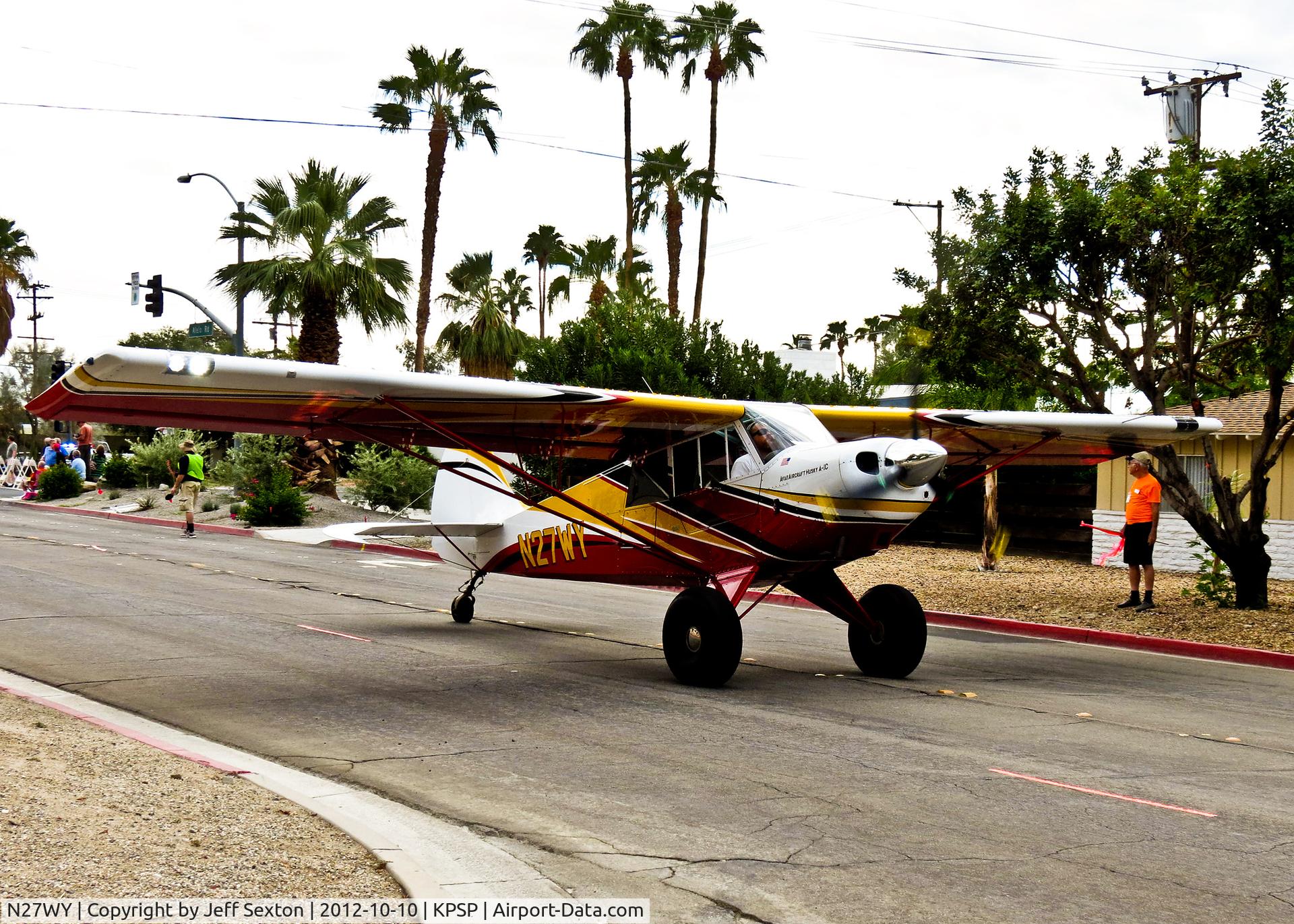 N27WY, Aviat A-1C-200 Husky C/N 3137, AOPA 2012 at Palm Springs CA