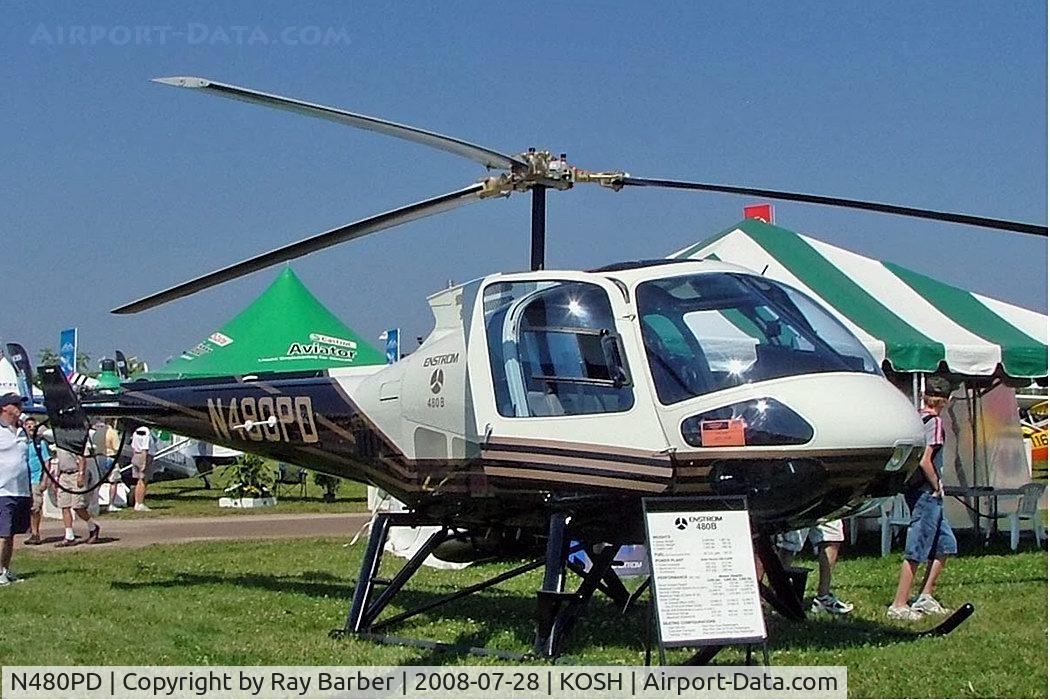 N480PD, 2005 Enstrom 480B C/N 5080, Enstrom 480B [5080] Oshkosh~N 28/07/2008