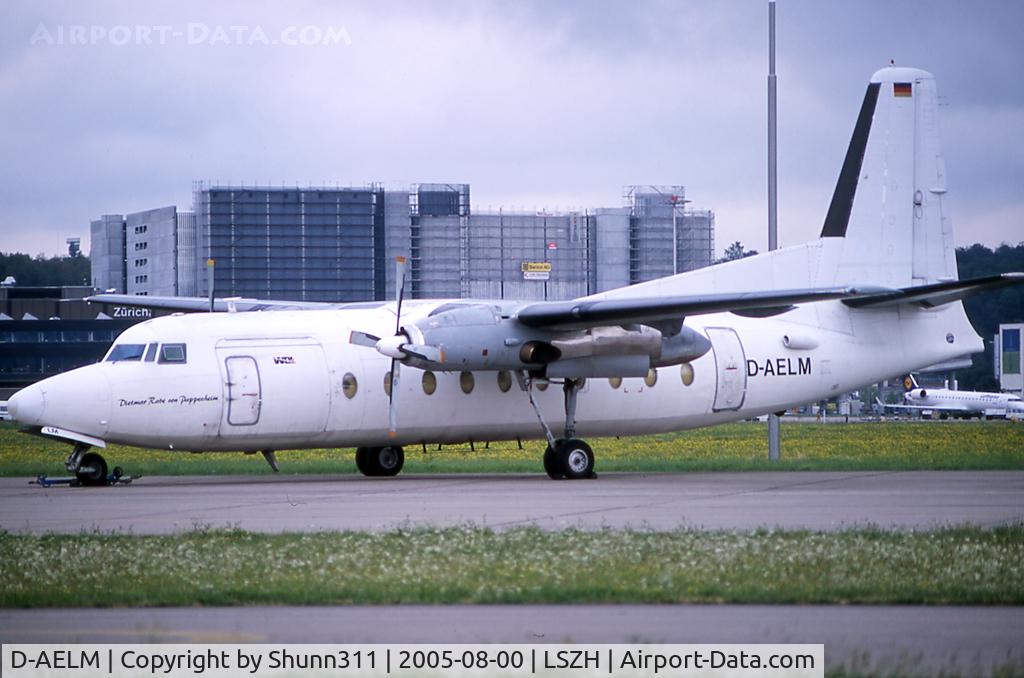 D-AELM, 1970 Fokker F.27-600 Friendship C/N 10450, Parked at the General Aviation area / Heliport...