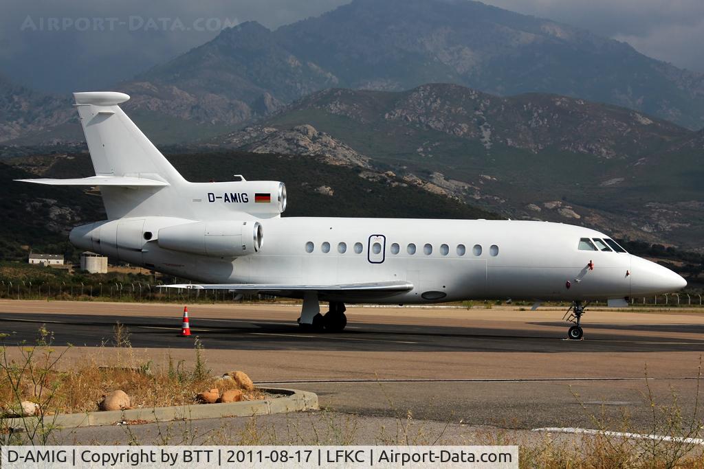 D-AMIG, 2007 Dassault Falcon 900DX C/N 623, Parked