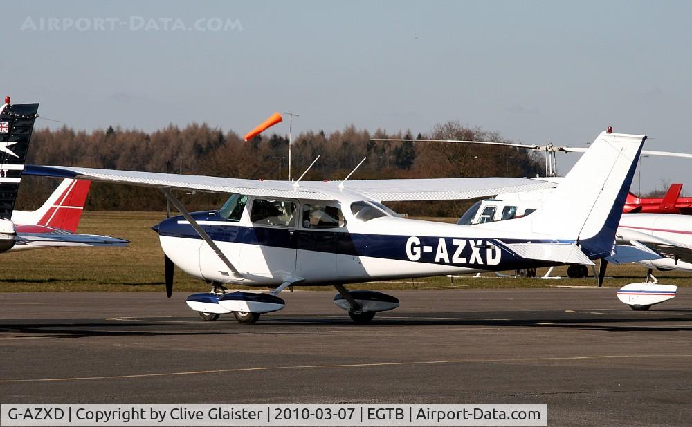 G-AZXD, 1972 Reims Cessna F172L C/N 0878, Originally owned to, Channel Islands Aero Services Ltd in June 1972 and currently in private hands since September 2006.