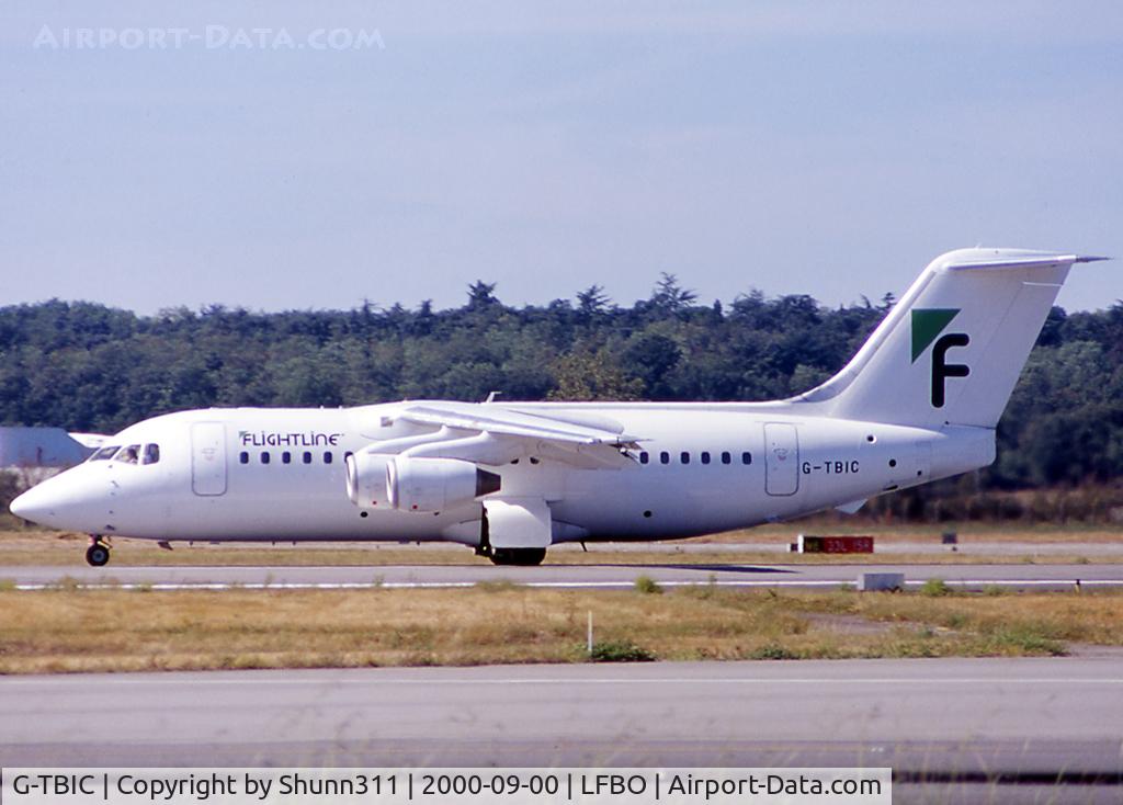 G-TBIC, 1984 British Aerospace BAe.146-200 C/N E2025, Ready for take off rwy 14L
