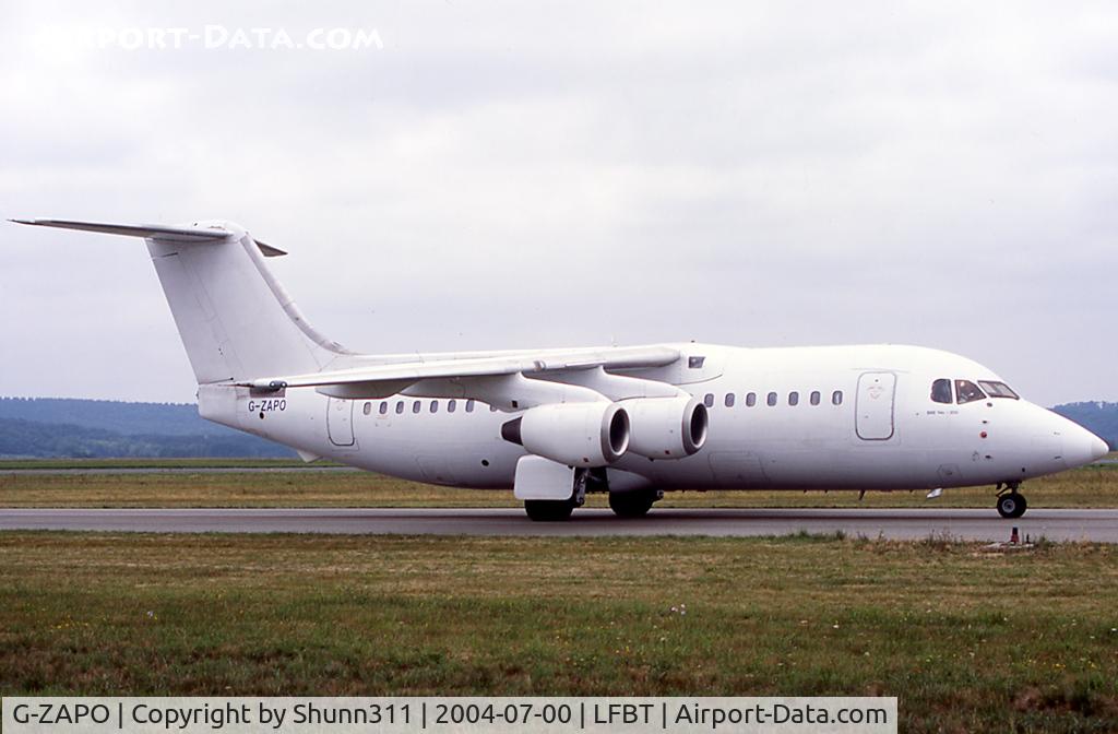 G-ZAPO, 1990 British Aerospace 146-200QC C/N E2176, Taxiing to the Terminal...