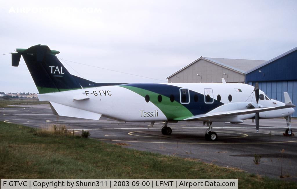 F-GTVC, 1998 Beech 1900D C/N UE-349, Parked at the General Aviation area...