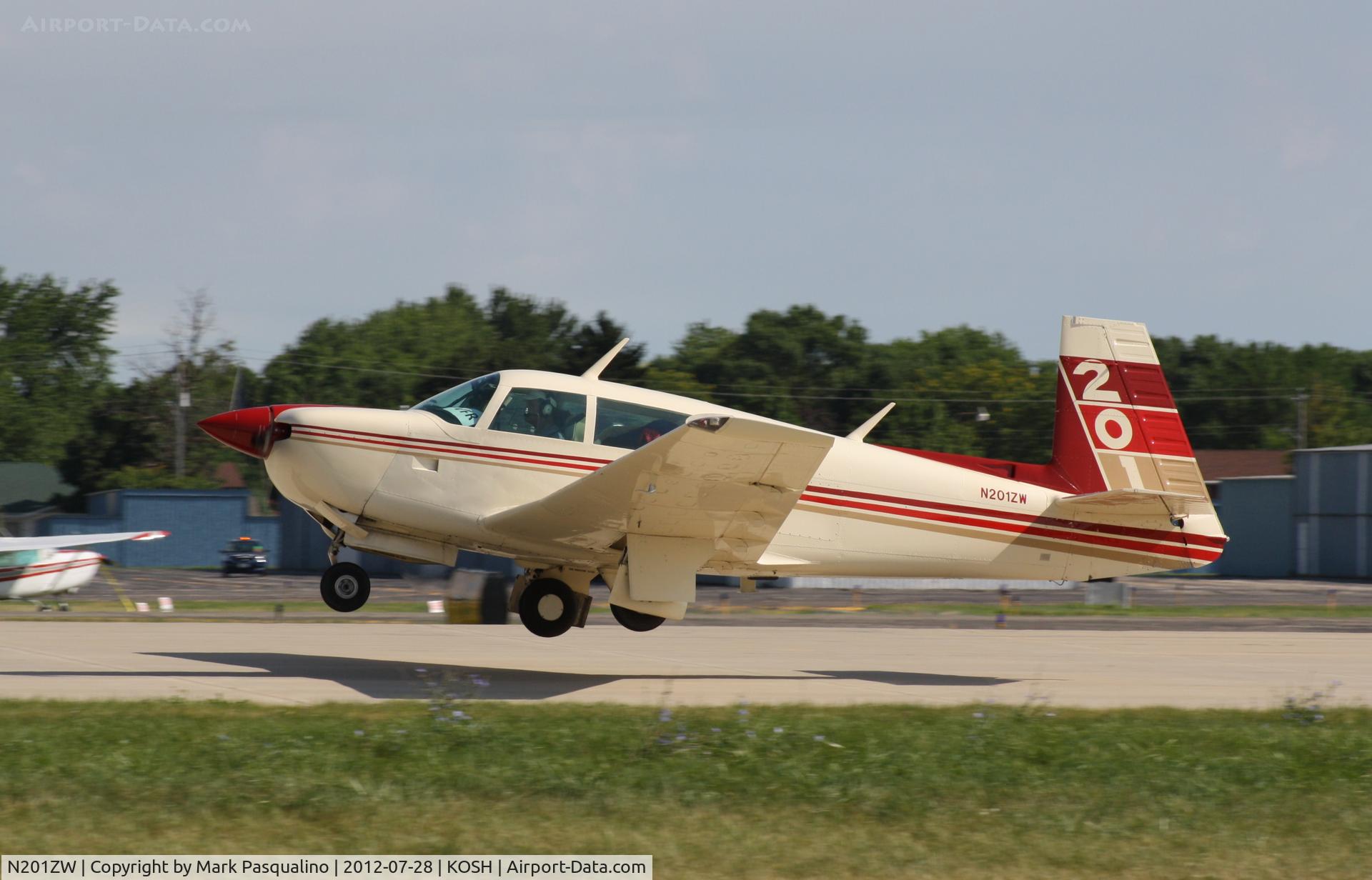 N201ZW, 1981 Mooney M20J 201 C/N 24-1194, Mooney M20J