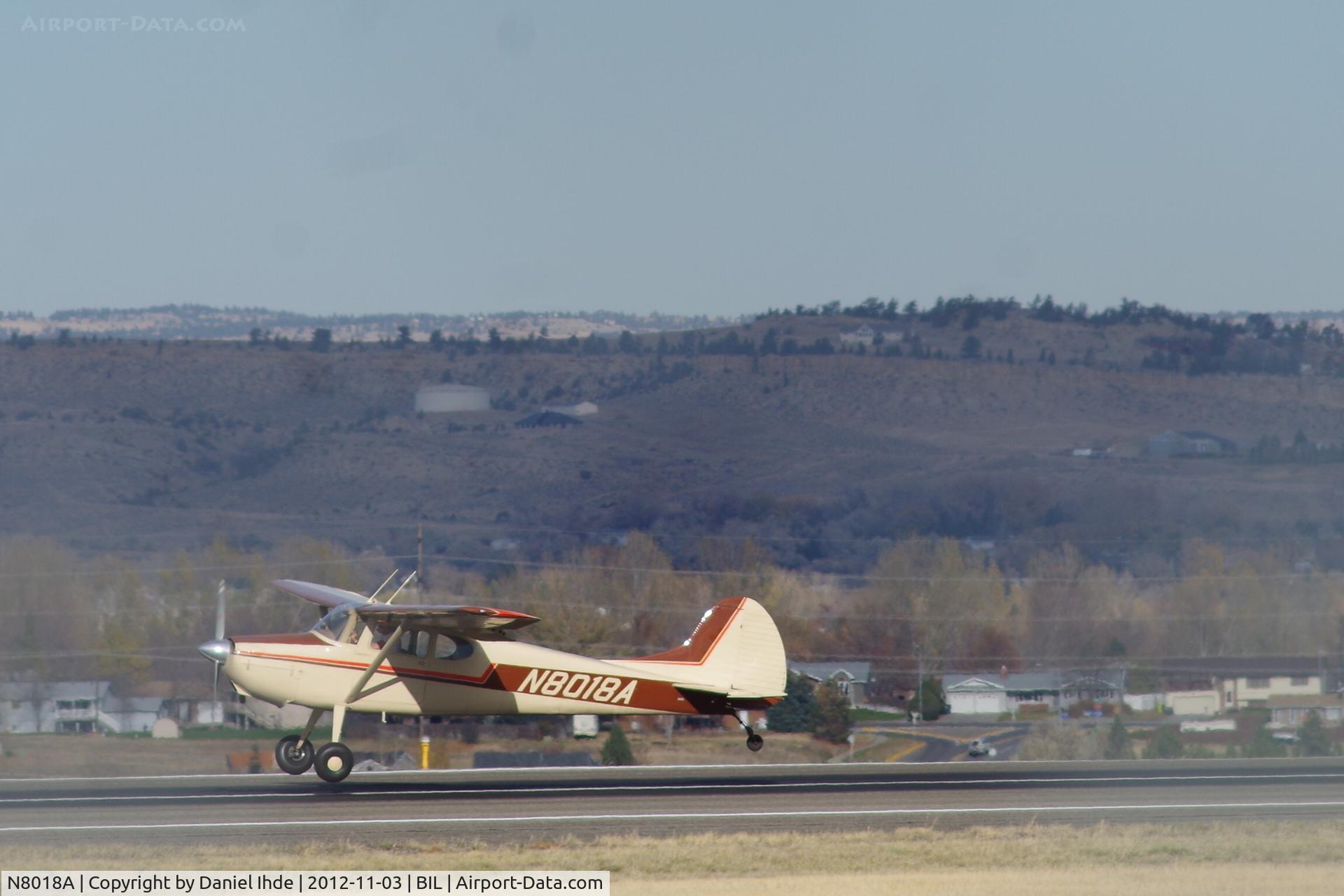 N8018A, 1952 Cessna 170B C/N 20870, Cessna 170 @ BIL